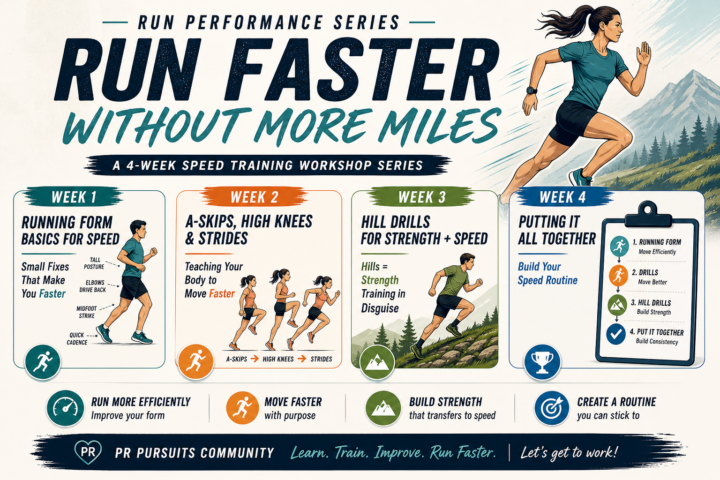 🚀 NEW WORKSHOP SERIES: Run Faster Without More Miles