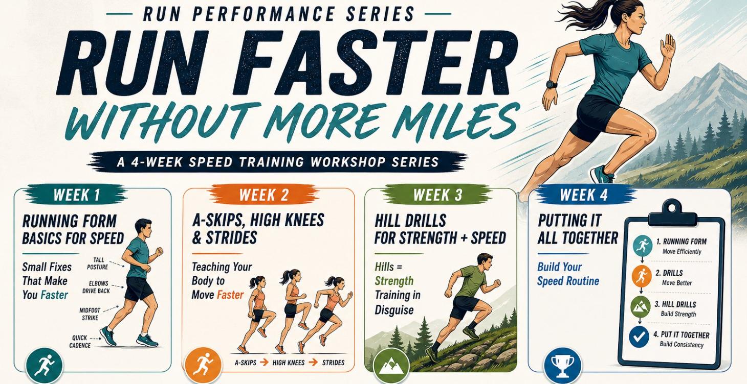 Run Faster without More Miles