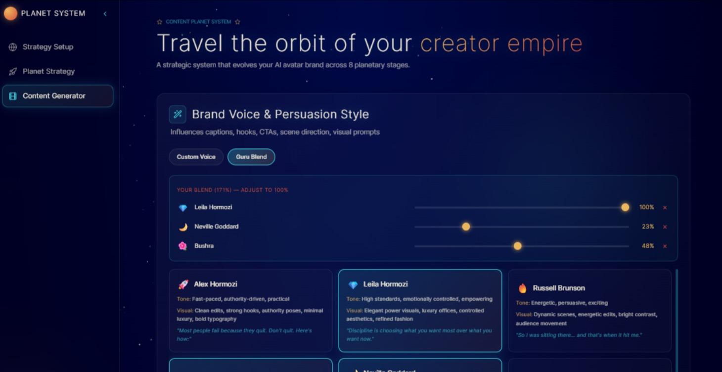 Content Planet System - Never run out of content!