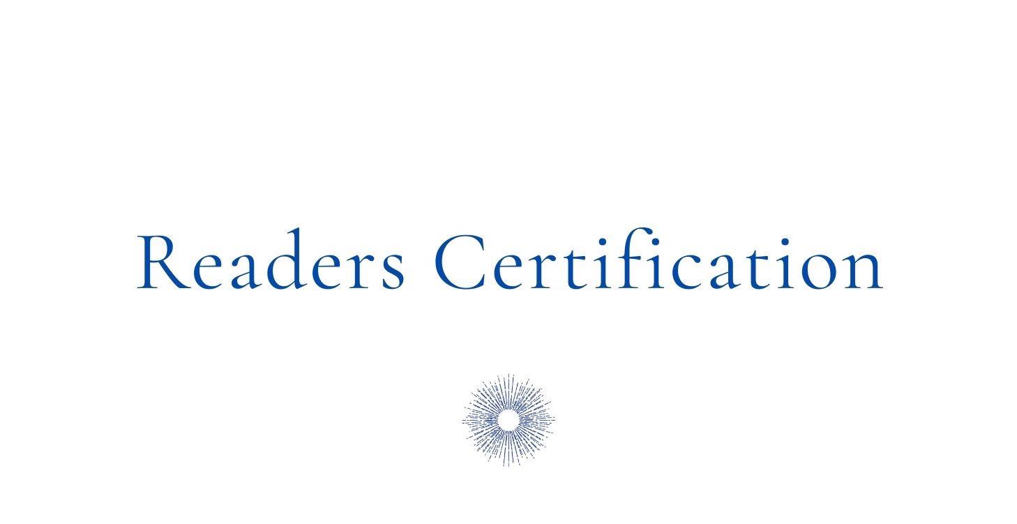 Readers Certification - VICM