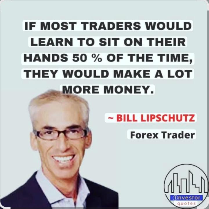 Learn to sit on your hands traders 