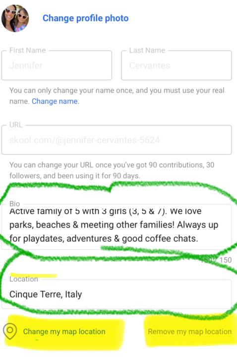 Start finding families near you!