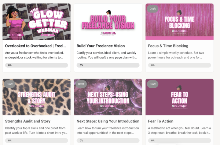 This Week's Lessons Are Completed!! 