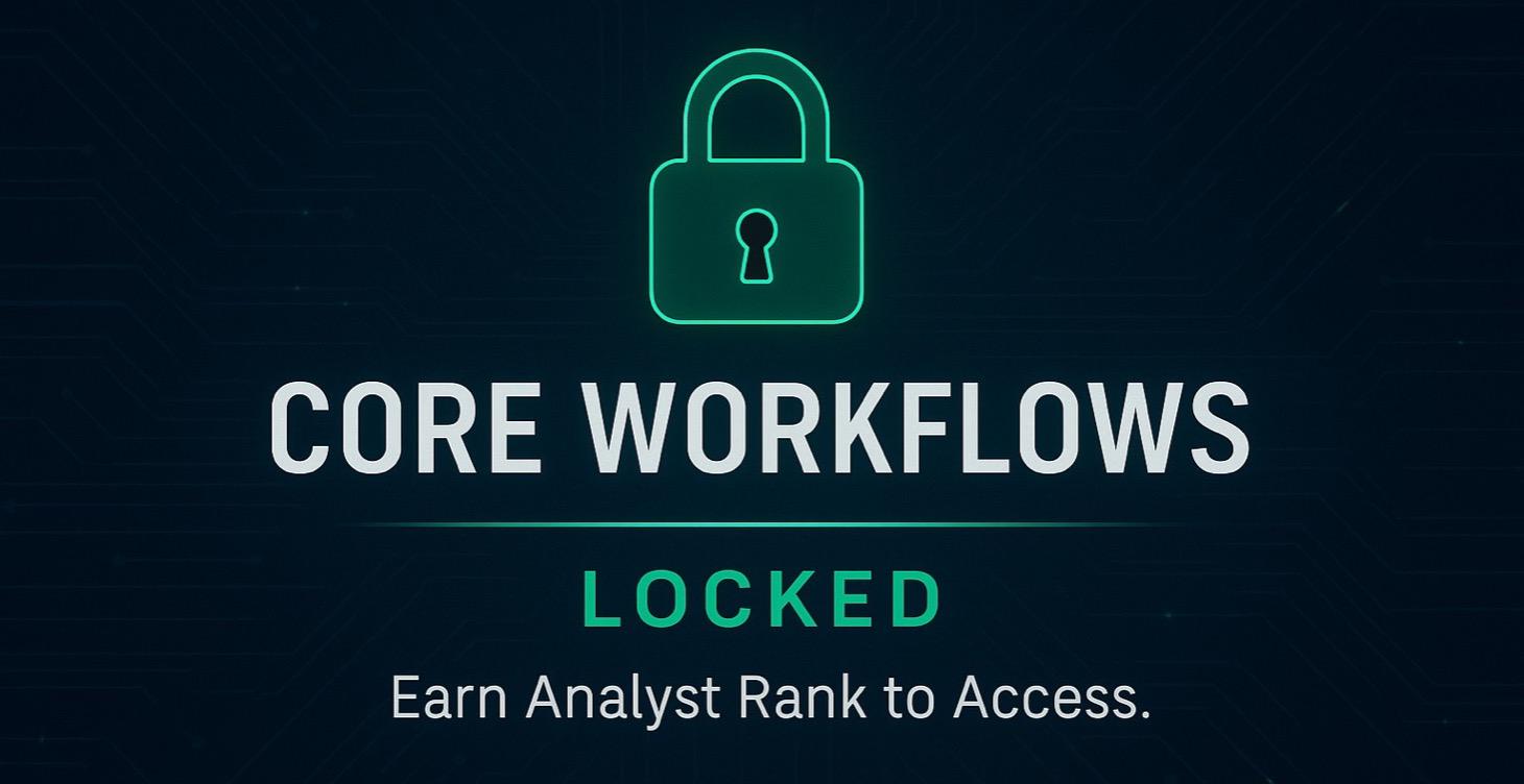 Core Workflows (Locked)