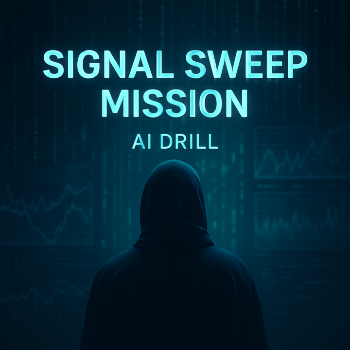 ⚙️ Saturday Post – Signal Sweep Drill