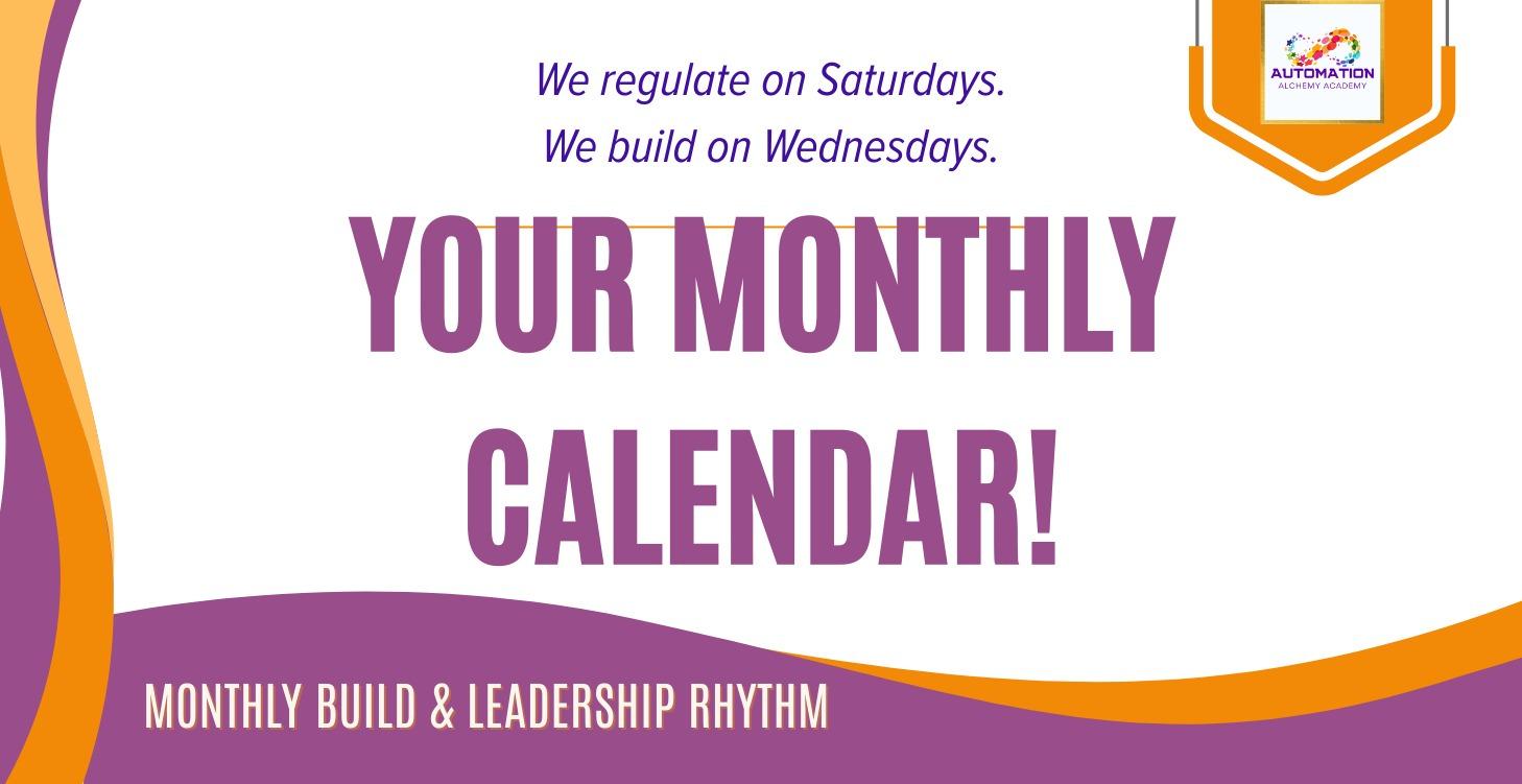 📅 Your Monthly Calendar