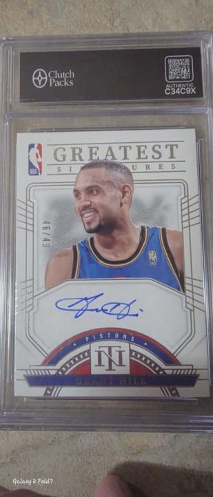 Grant Hill auto /49