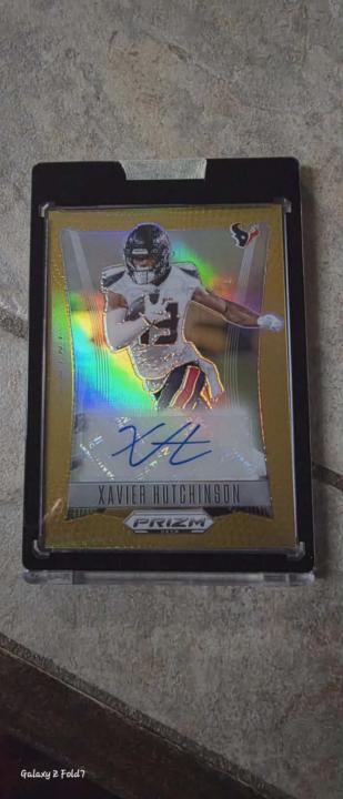 Xavier Hutchinson auto true gold /10