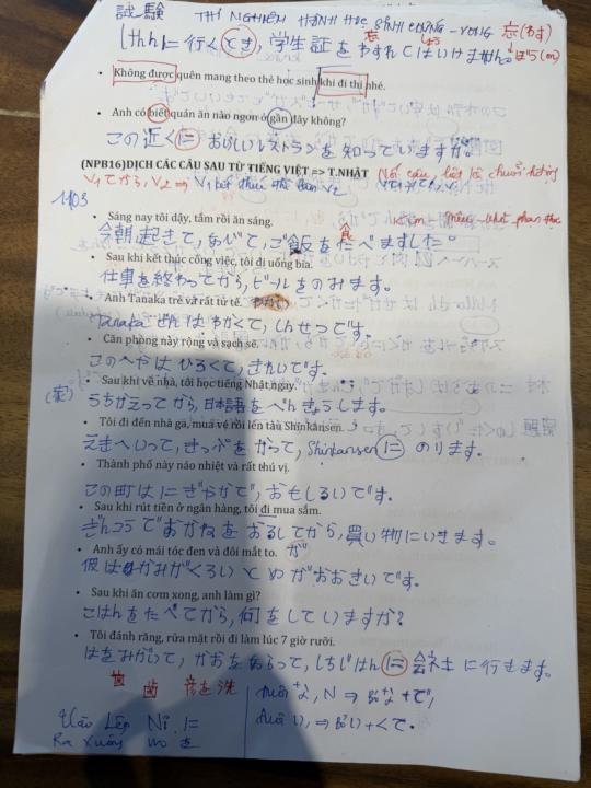 Luyện dịch bài 16