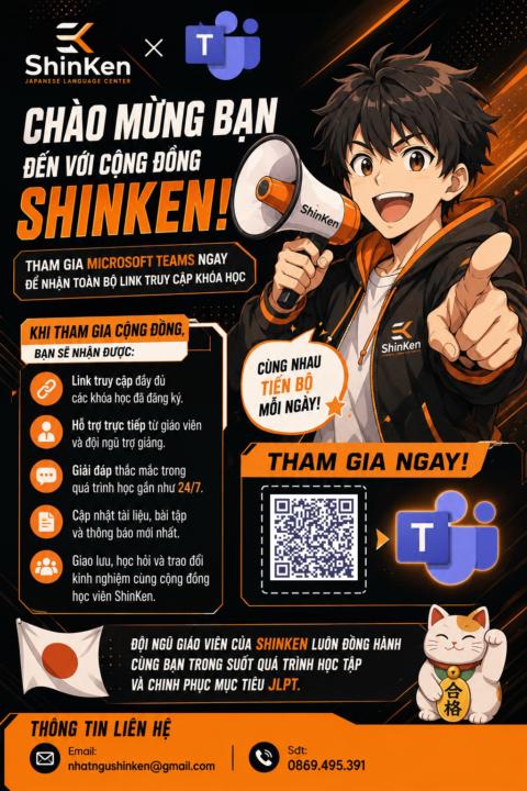 📢 THÔNG BÁO QUAN TRỌNG – SHINKEN CHUYỂN NỀN TẢNG CỘNG ĐỒNG