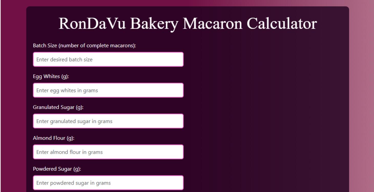 Recipe Calculators