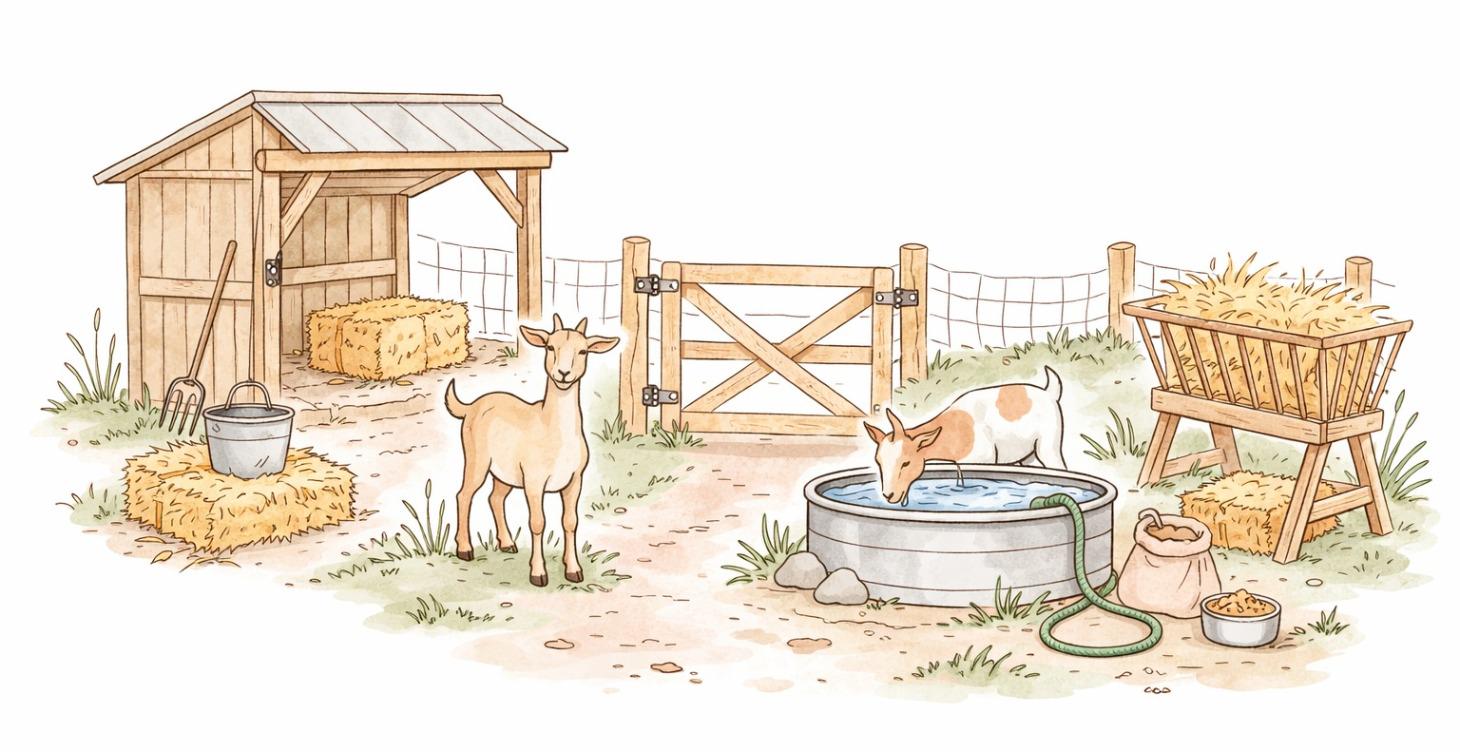 Preparing Your Farm Before Goats Arrive