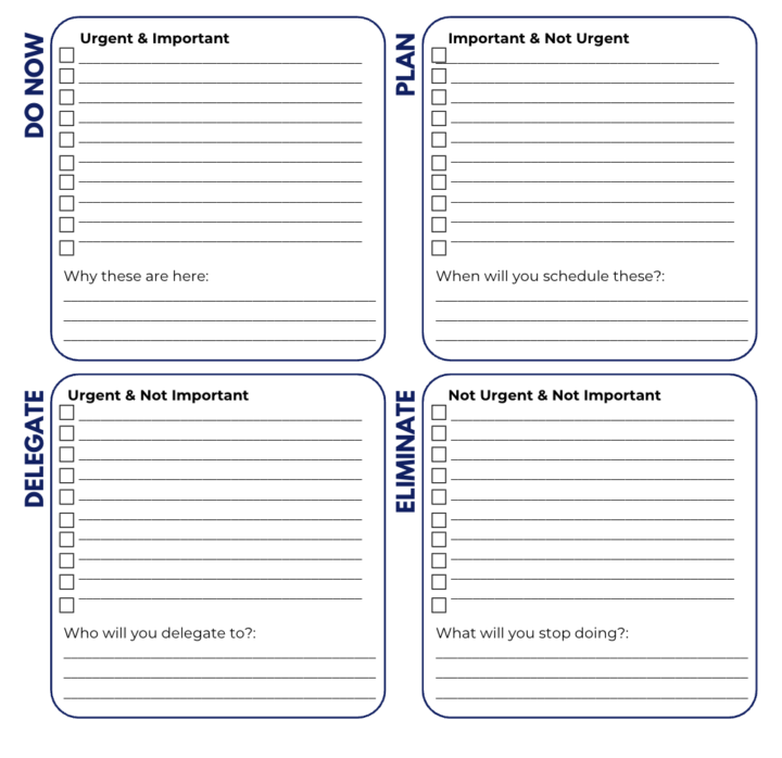 Time Management Problem: Use this....