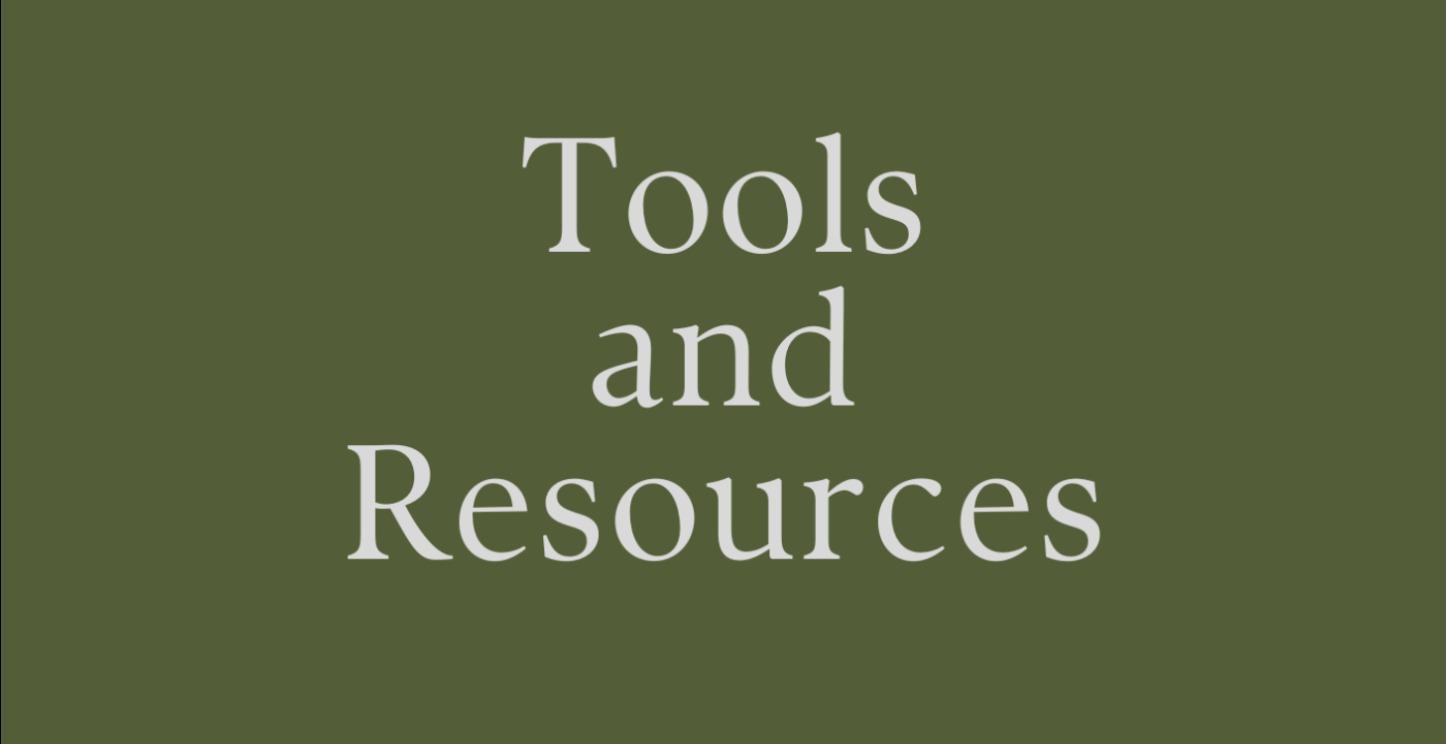 Tools & Resources