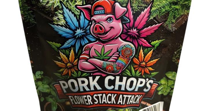 Pork Chops Flower Stack Attack