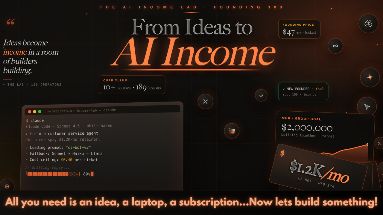 From Ideas 🧠 to AI Income 🤖💰