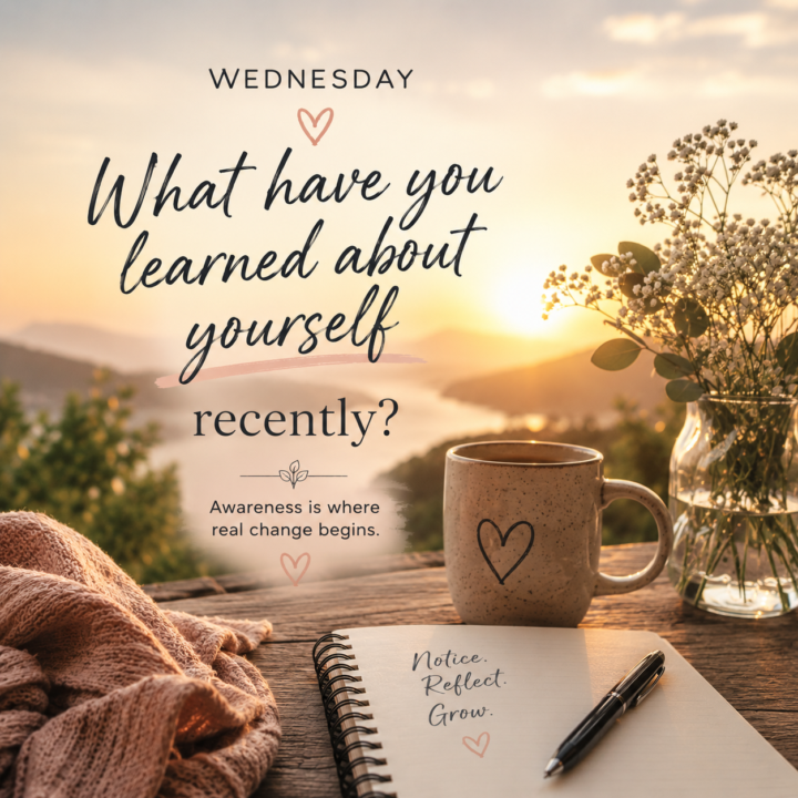 ✨ What Have You Learned About Yourself Recently?