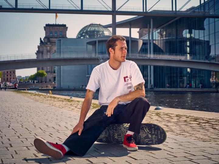 Skater boy in Berlin