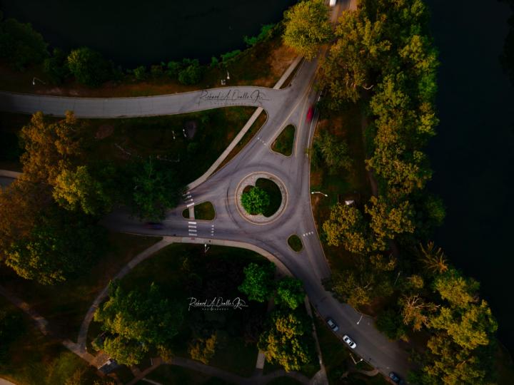 Aerial photography - Providence, RI / Roger Williams Park