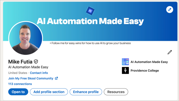 Connect on LinkedIn 