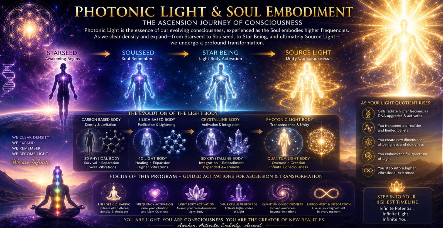Photonic Light & Soul Embodiment Activation
