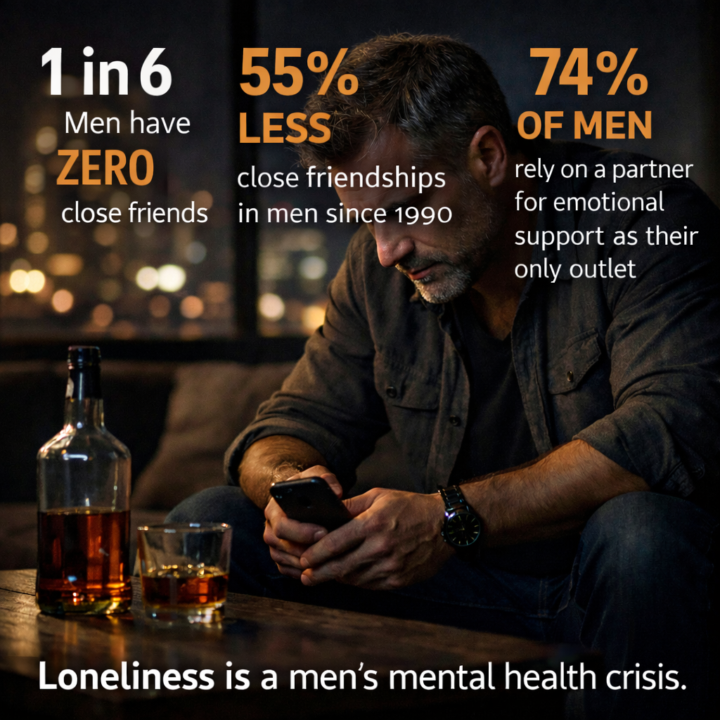 The Invisible Wound: Why Men Are Lonelier Than Ever — And What It’s Costing Them