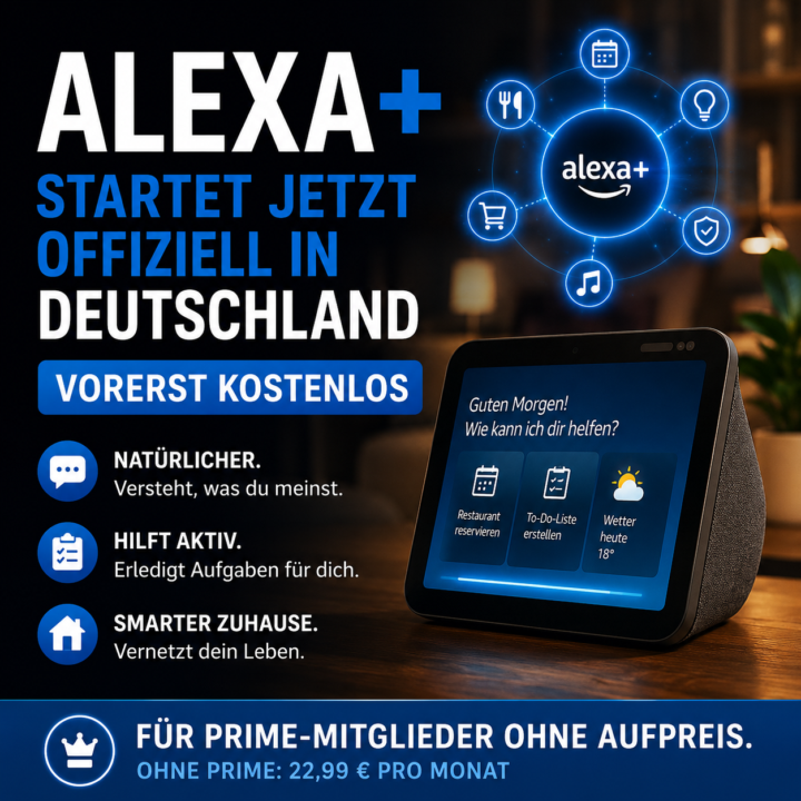 🤖 𝗔𝗹𝗲𝘅𝗮+ 𝘀𝘁𝗮𝗿𝘁𝗲𝘁 𝗷𝗲𝘁𝘇𝘁 𝗼𝗳𝗳𝗶𝘇𝗶𝗲𝗹𝗹 𝗶𝗻 𝗗𝗲𝘂𝘁𝘀𝗰𝗵𝗹𝗮𝗻𝗱 – 𝘃𝗼𝗿𝗲𝗿𝘀𝘁 𝗸𝗼𝘀𝘁𝗲𝗻𝗹𝗼𝘀
