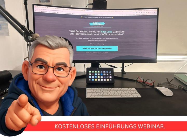 📢 FAST LANE WEBINAR FÜR TRAINER, COACHES UND UNTERNEHMER ⚠️