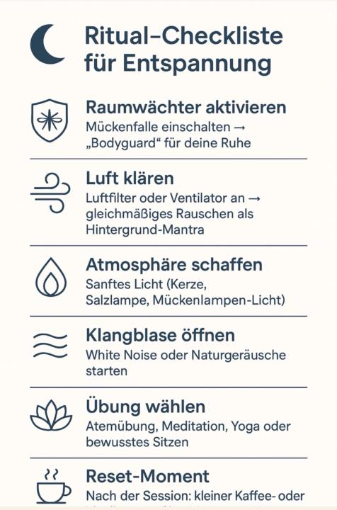 Elektrische Mückenfalle zur Entspannung