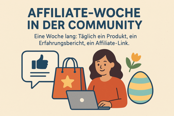 Affiliate-Woche in der Community – Einmalig erlaubt!