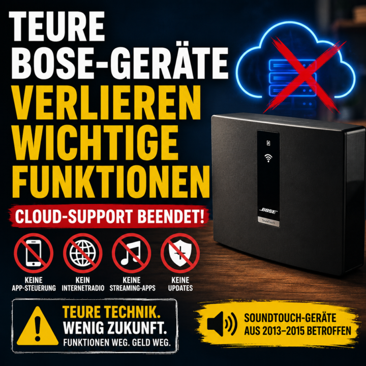 Bose wird Elektroschrott