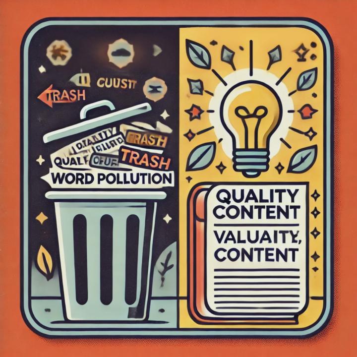 🌟Mehrwert statt 🗑️ Wort-Müll: Lasst uns Beiträge mit Substanz posten!📝