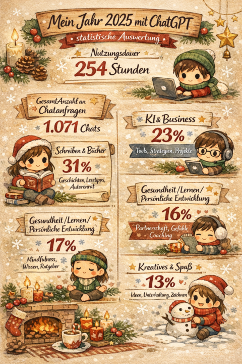 meine ChatGPT  Jahresstatistik
