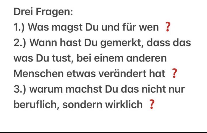 Drei Fragen (Positionierung)