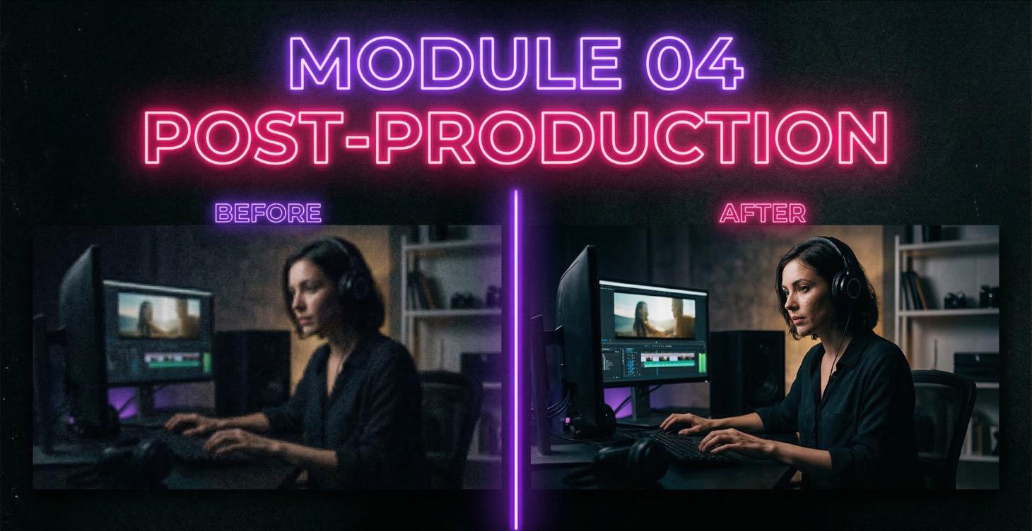 MODULE 04 - Post-Production & Upscale 4K