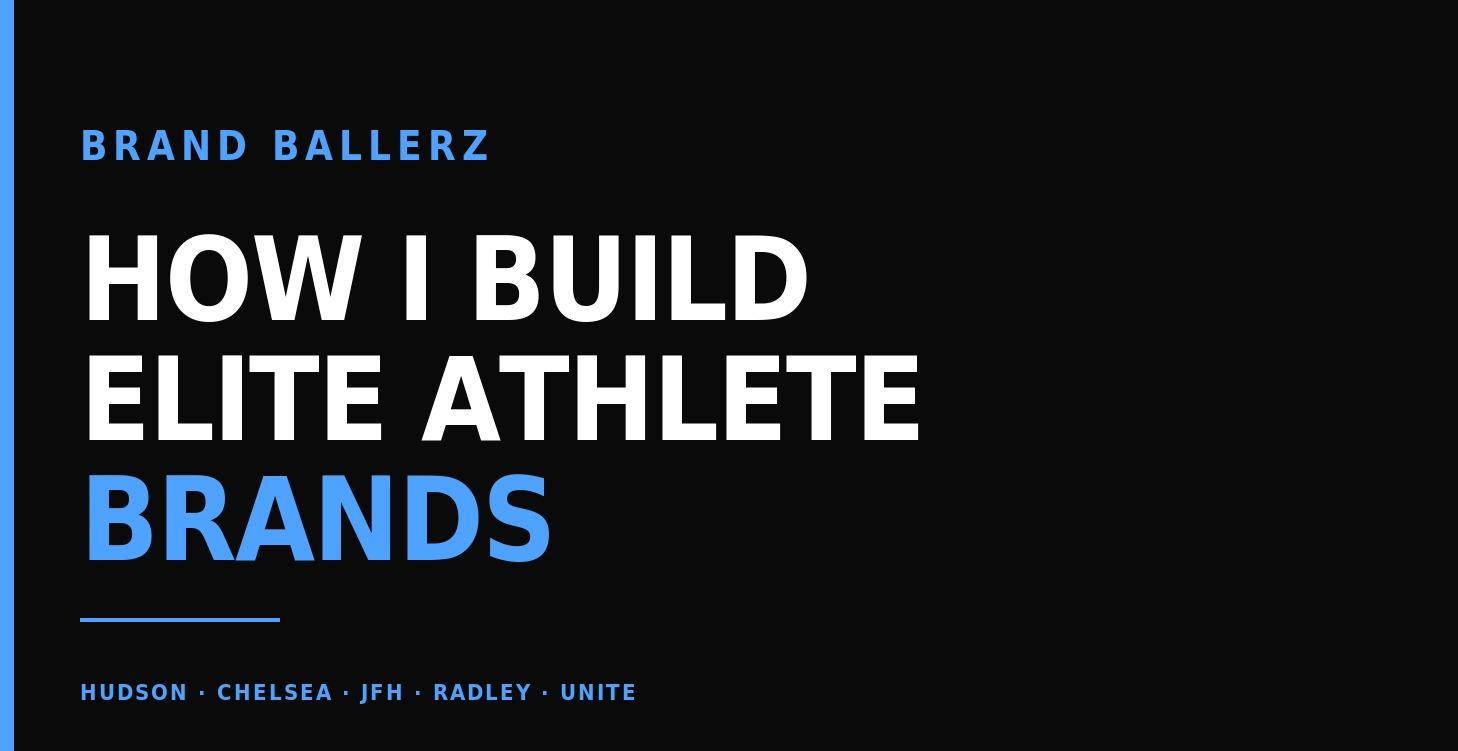How I Build Elite Athlete Brands