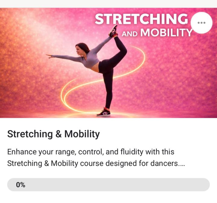 New course for dancers😍