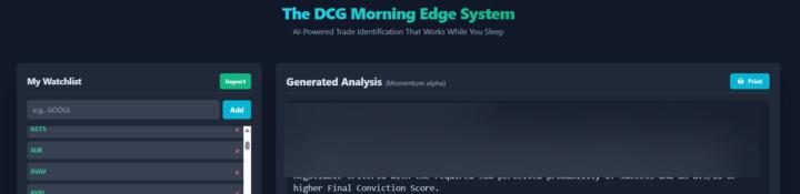 Morning edge system