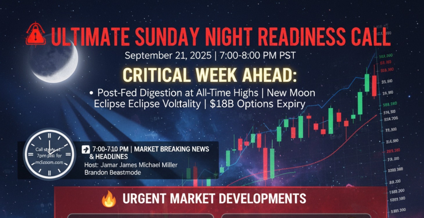 Sunday Night A.I. Live Readiness Call