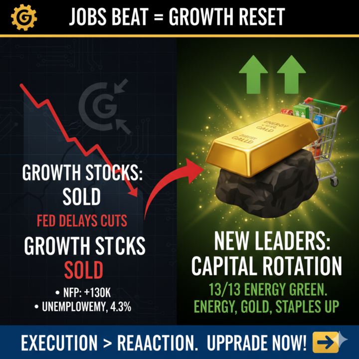 Jobs Beat = Growth Reset