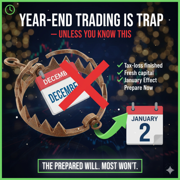⏳ YEAR-END TRADING IS A TRAP — UNLESS YOU KNOW THIS
