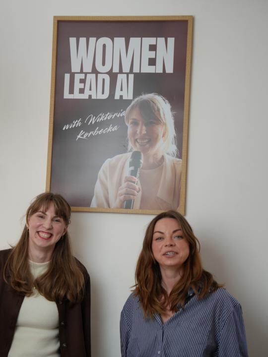 First interview with a guest on Women Lead AI Podcast! 🎙️