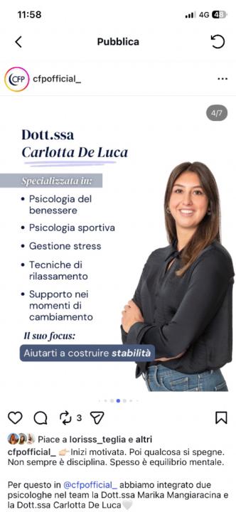 Carlotta psicologa Psicologa cfp