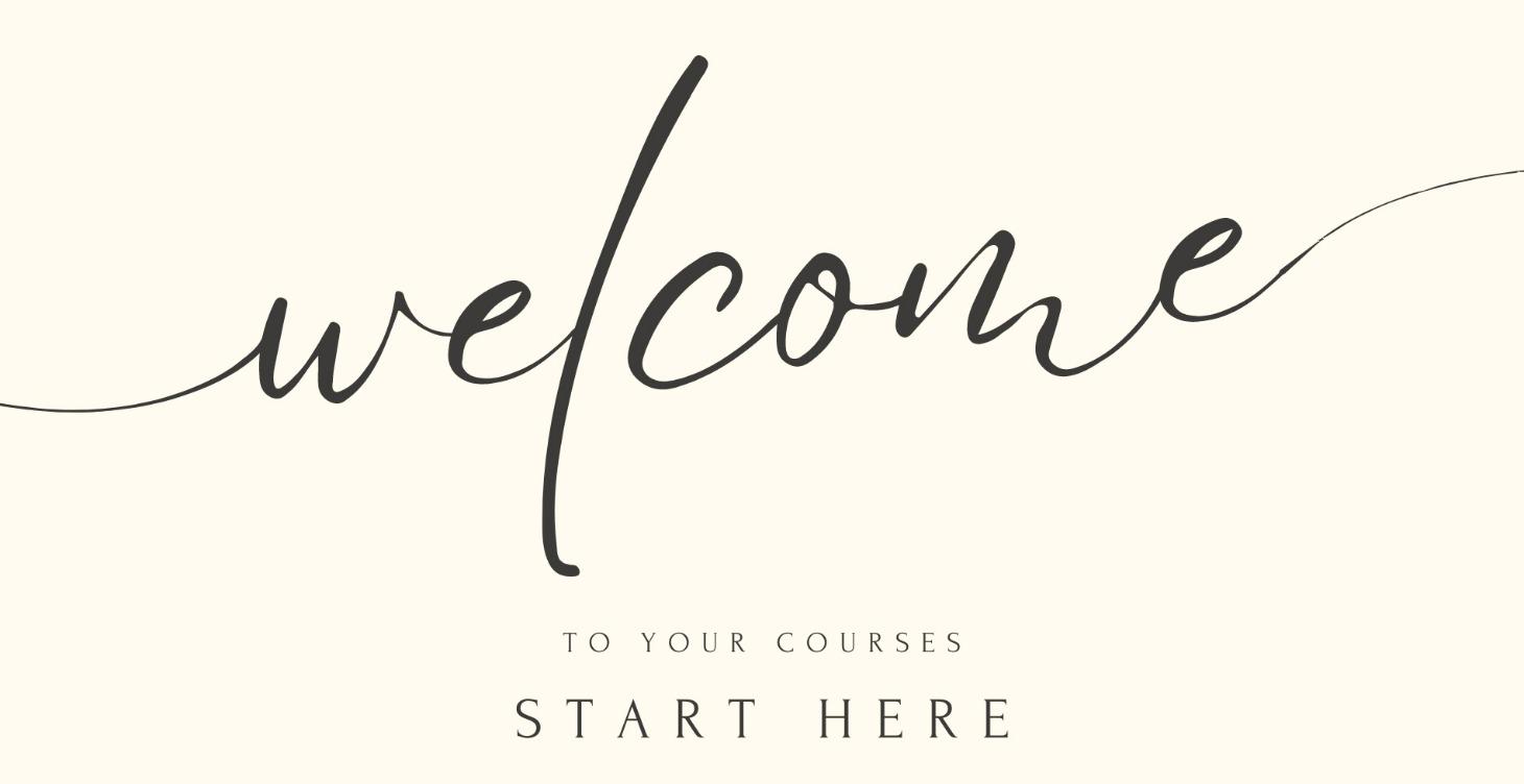 Welcome - Start Here