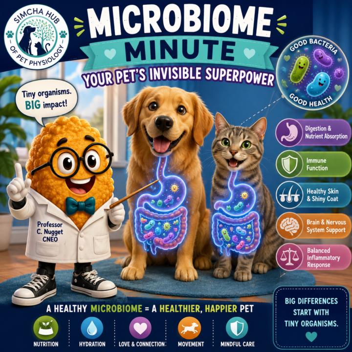 PROFESSOR C. NUGGET'S MICROBIOME MINUTE: YOUR PET'S INVISIBLE SUPERPOWER