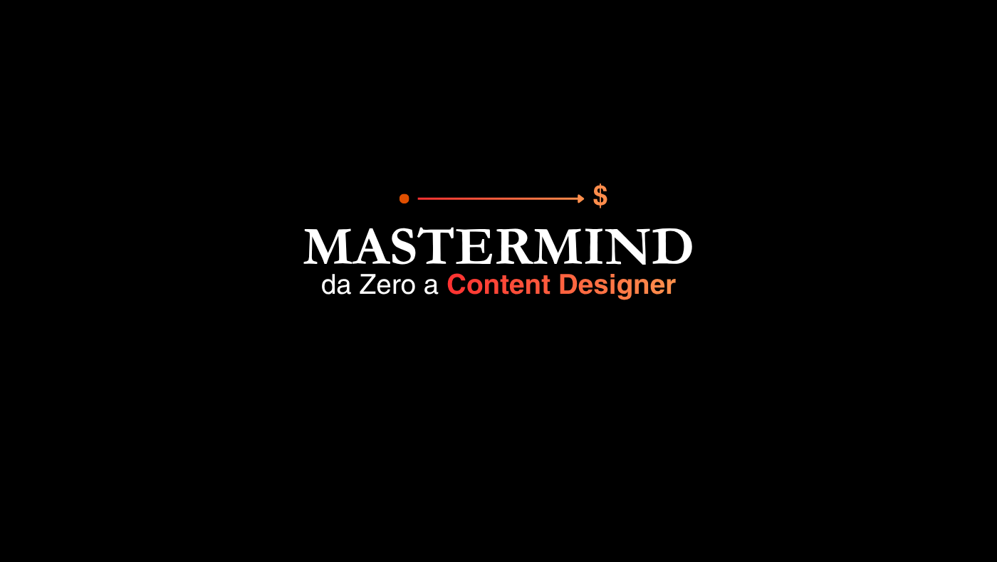 Da Zero a Content Designer