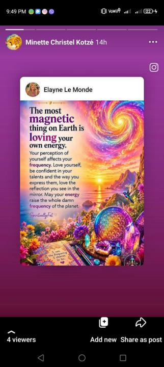 Loving your own ENERGY 