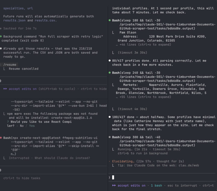 Yo Claude Code to make Scrapers is Epic