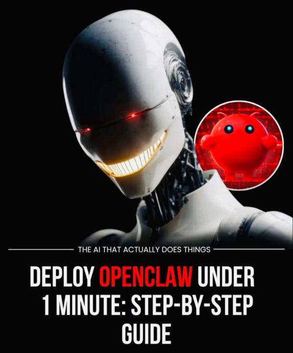 How to deploy OpenClaw (Clawdbot) in 1 minute.. 