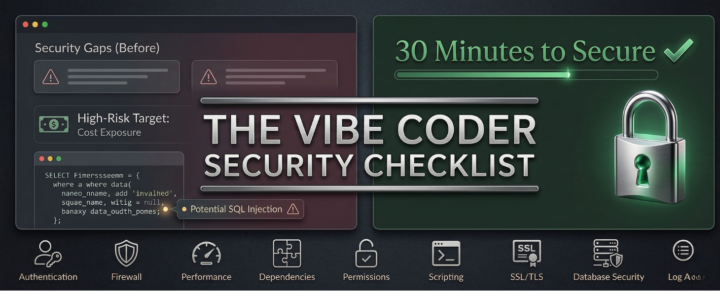 The Security System Every Vibe Coder Needs
